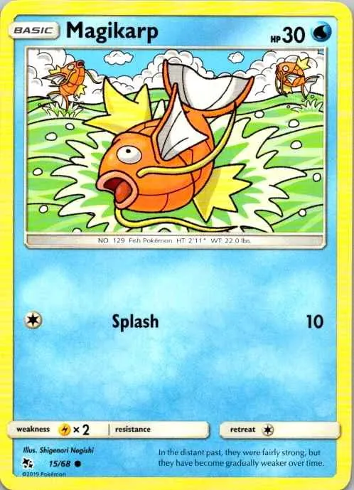 Magikarp, 15/68, Hidden Fates, Regular